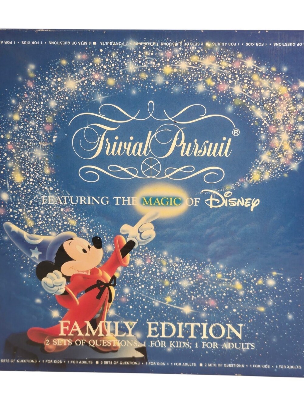1986 Trivial Pursuit Magic of Disney Family Edition, Kids & Adults Questions